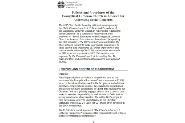 06-02 Policies and Procedures for Addressing Social Concerns