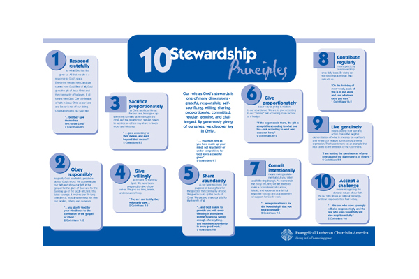 10 Stewardship Principles Placemat