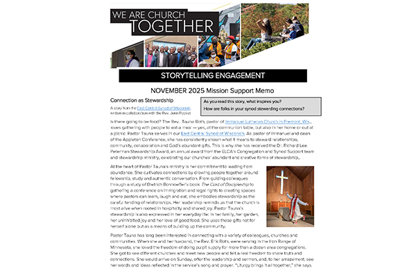 Mission Support Memo – November 2025
