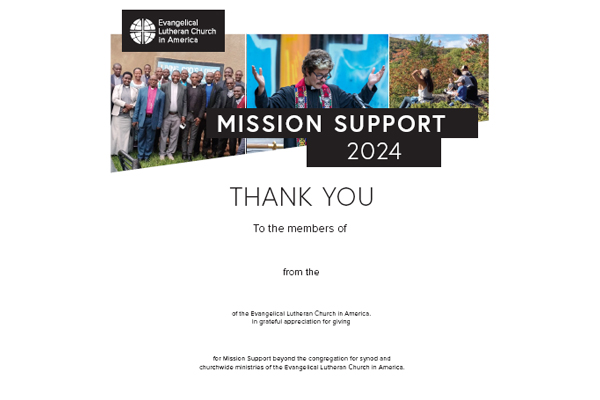 2024 Mission Support: Thank You