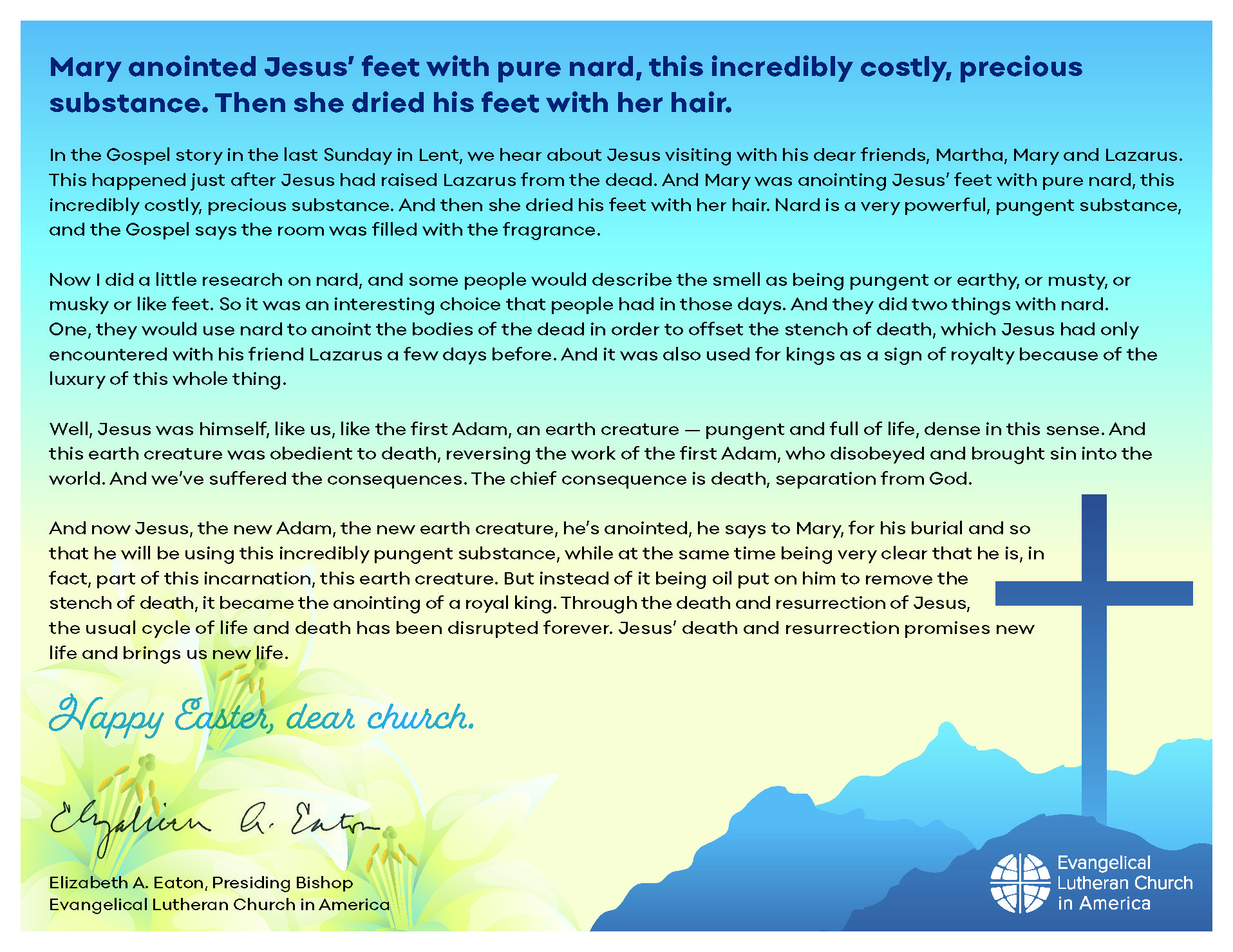 Easter 2025 Message ELCA Resources