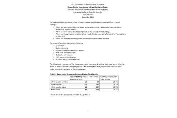 45th Anniversary Experiences Qual w Appendix