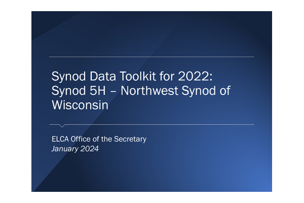 5H Northwest Synod of Wisconsin Data