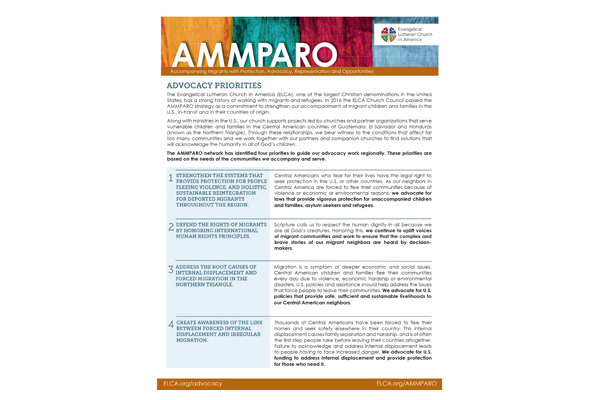 AMMPARO Advocacy Priorities