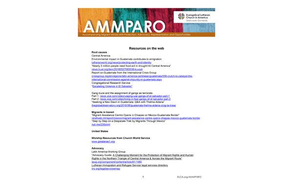 AMMPARO Web Resources