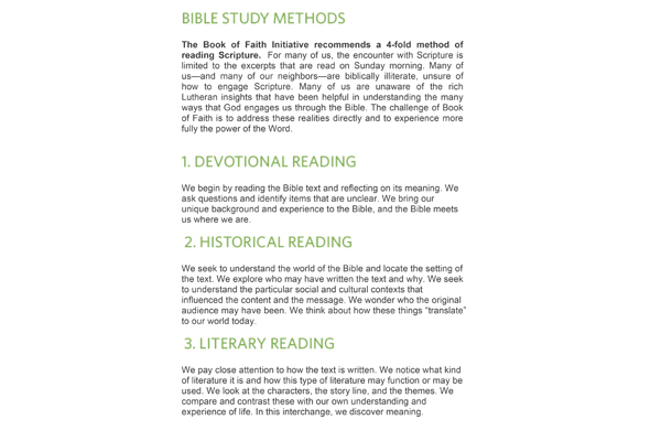 Book Of Faith 4 Methods