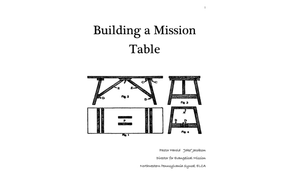 Building a Mission Table