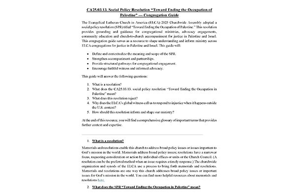 Resource for CWA Social Policy Resolution Thumbnail Image