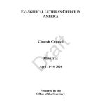 Church Council Minutes April 11-14, 2024