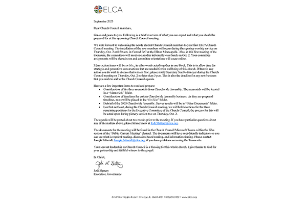 Church Council Exhibits October 2-3, 2025 Thumbnail Image