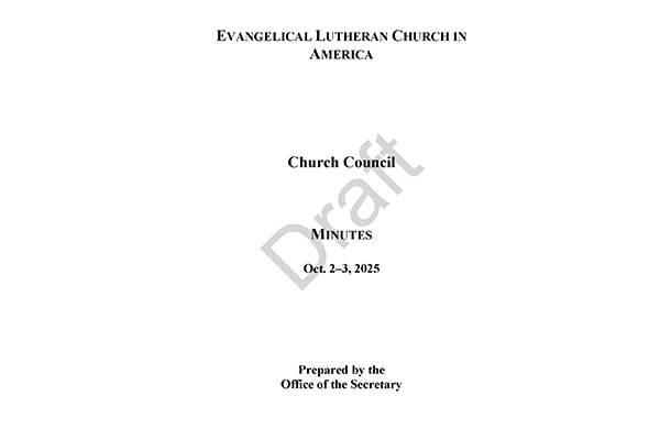 Church Council Minutes October 2-3, 2025 Thumbnail Image
