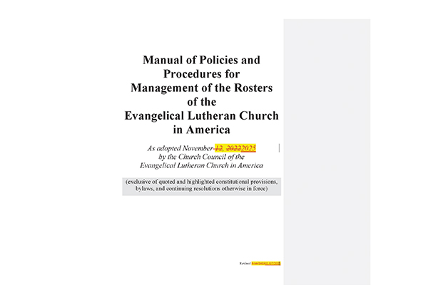 Church Council Exhibits November 12, 2025 - Part 1 Thumbnail Image