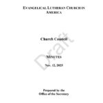 Church Council Minutes November 12, 2025 Thumbnail Image