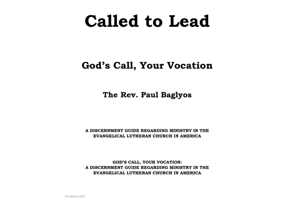 Called to Lead