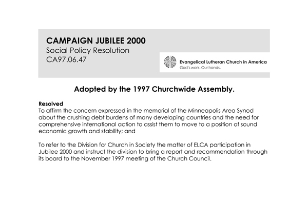 Campaign Jubilee SPR97