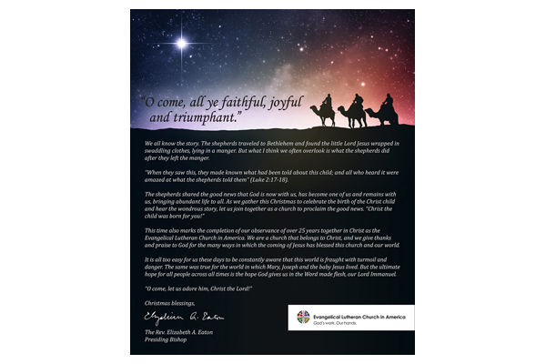 Christmas Message 2013