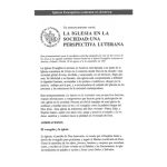 Church in Society Spanish