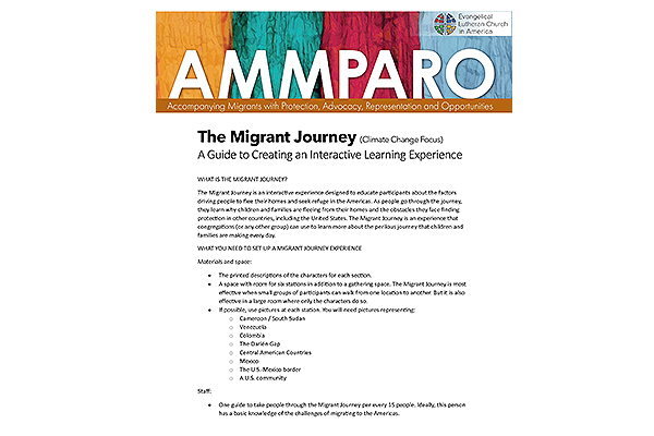 Climate Change Migrant Journey