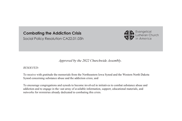 Combating the Addiction Crisis SPR 2022