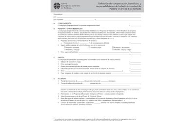 Compensacion Beneficios Palabra y Servicio