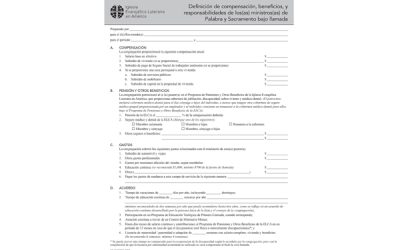 Compensacion Beneficios Palabra y Sacramento