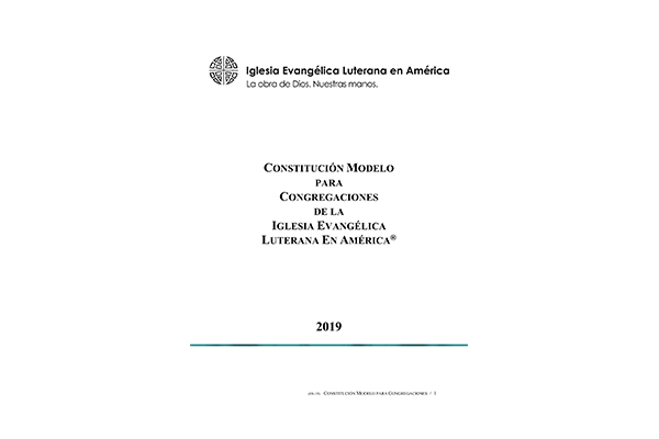 Constitucion Modelo para Congregaciones 2019