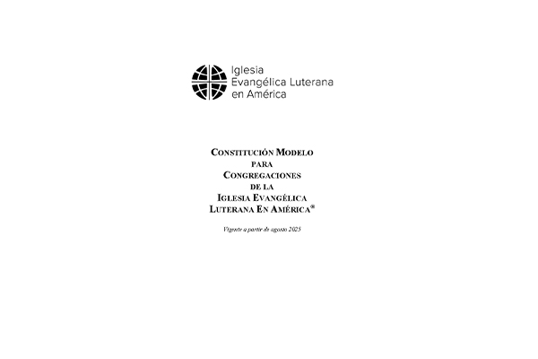 2025 Constitución Modelo para Congregaciones (PDF)