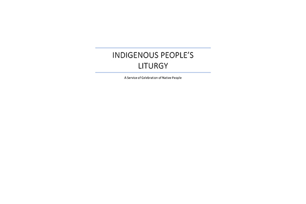 Indigenous People Liturgical Celebration (DOCX)