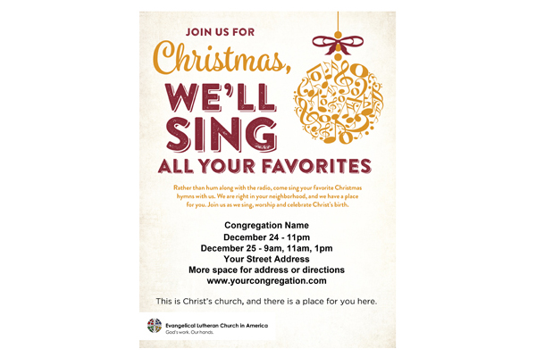 Christmas Sing Poster