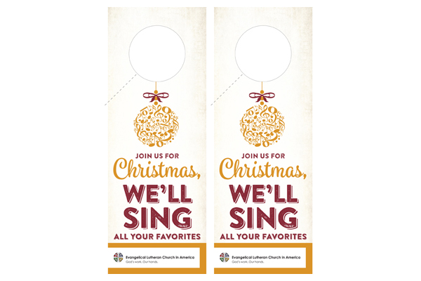 Christmas Sing Door Hanger