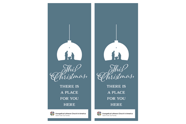 ELCA Christmas Invite - Ornament 2016 Door Hangers