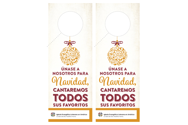 Christmas Sing Door Hanger – Spanish