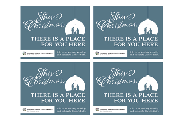 ELCA Christmas Invite - Ornament 2016 Post Card