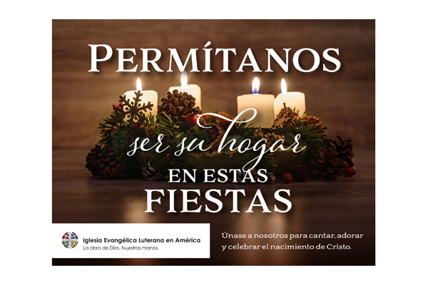 Christmas Candles Postcard – Spanish