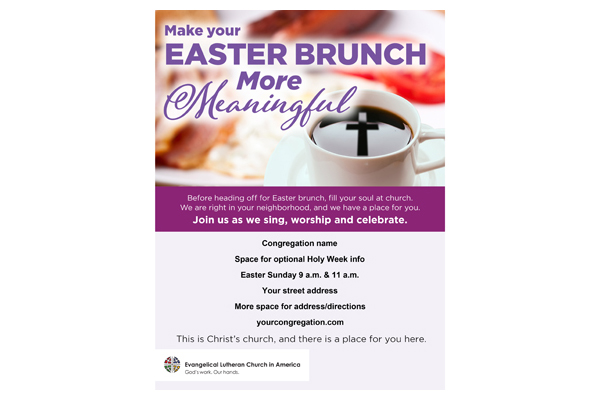 Easter Brunch Poster