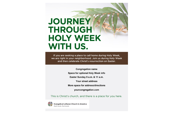 ELCA Easter Journey Poster