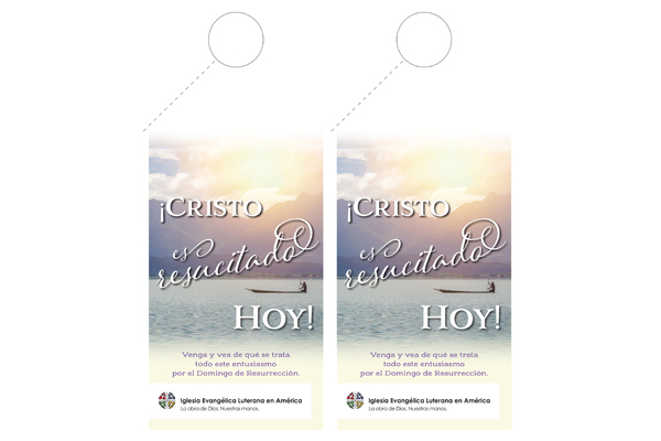 ELCA Easter Risen Door Hanger Spanish