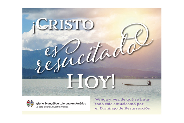 ELCA Easter Risen Postcard Spanish