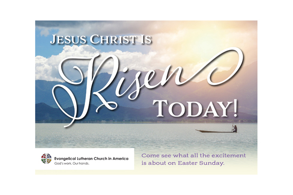 Easter Risen Postcard