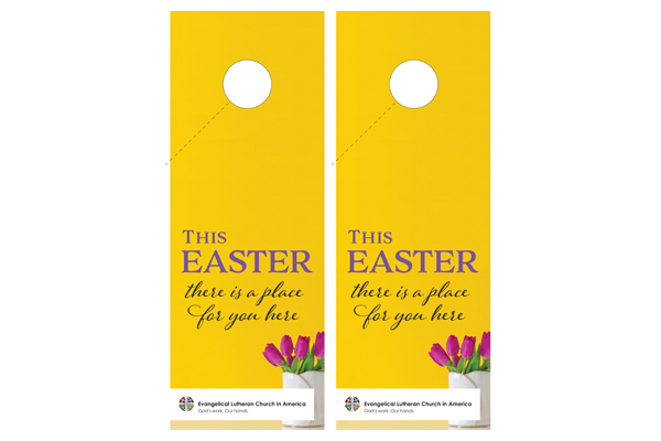 ELCA Easter Tulips Door Hanger