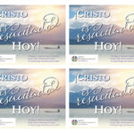 ELCA - Easter Tools - Risen Postcard - 4Up 2025 - Spanish