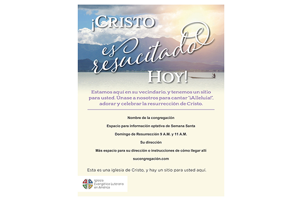Easter Risen Poster – Spanish