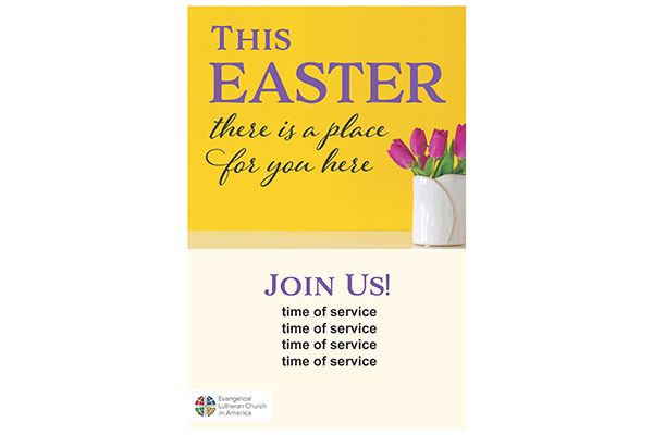 Easter Tulips A-Frame Fillable