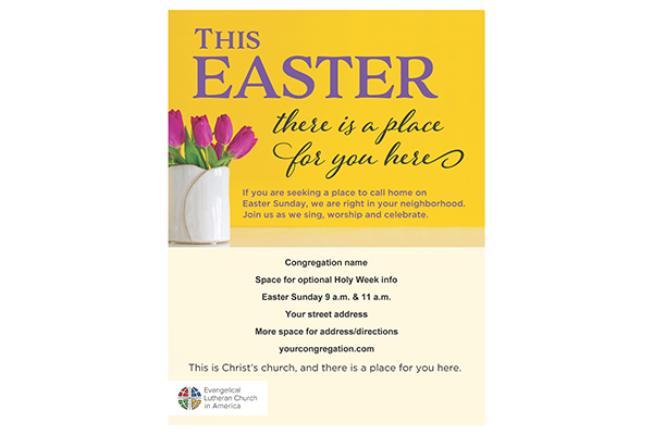 Easter Tulips Poster