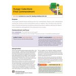 ELCA World Hunger 1st Commandment