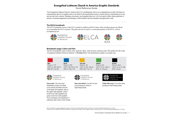 ELCA Brandmark Quick Reference Guide 2022