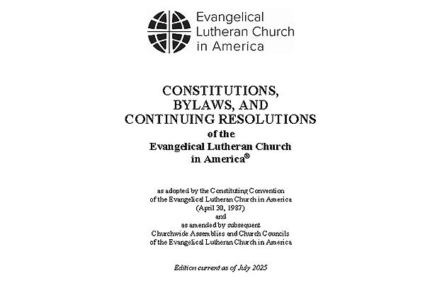 Constitutions, Bylaws and Continuing Resolutions of the ELCA