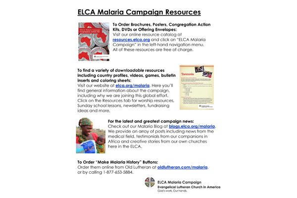 Malaria Resources