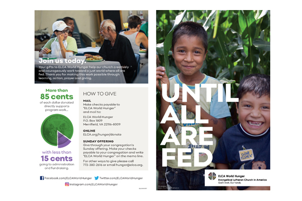 ELCA World Hunger Brochure 2019