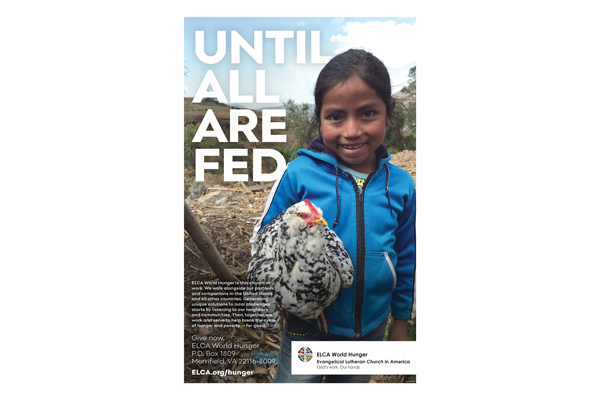 ELCA World Hunger Poster 2019